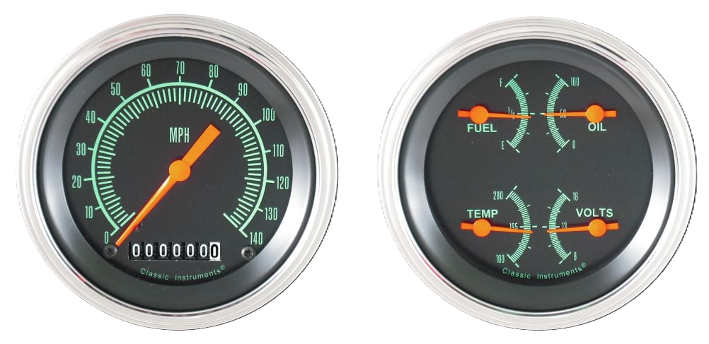 Classic Instruments G/Stock 3" Speedo/Quad-GM - GS02SLC