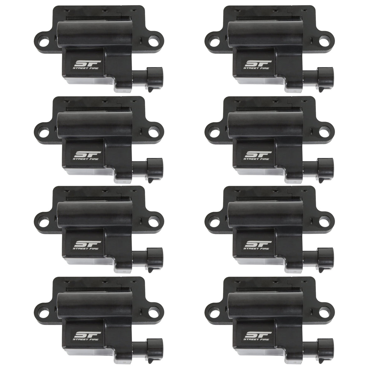 MSD Street Fire Ignition Coils - GM LS 1999-2009 L-Series Truck Square - 8-Pack - 55108