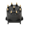 MSD Black Distributor Cap, GM HEI, Late Model, Ext Coil - 84263