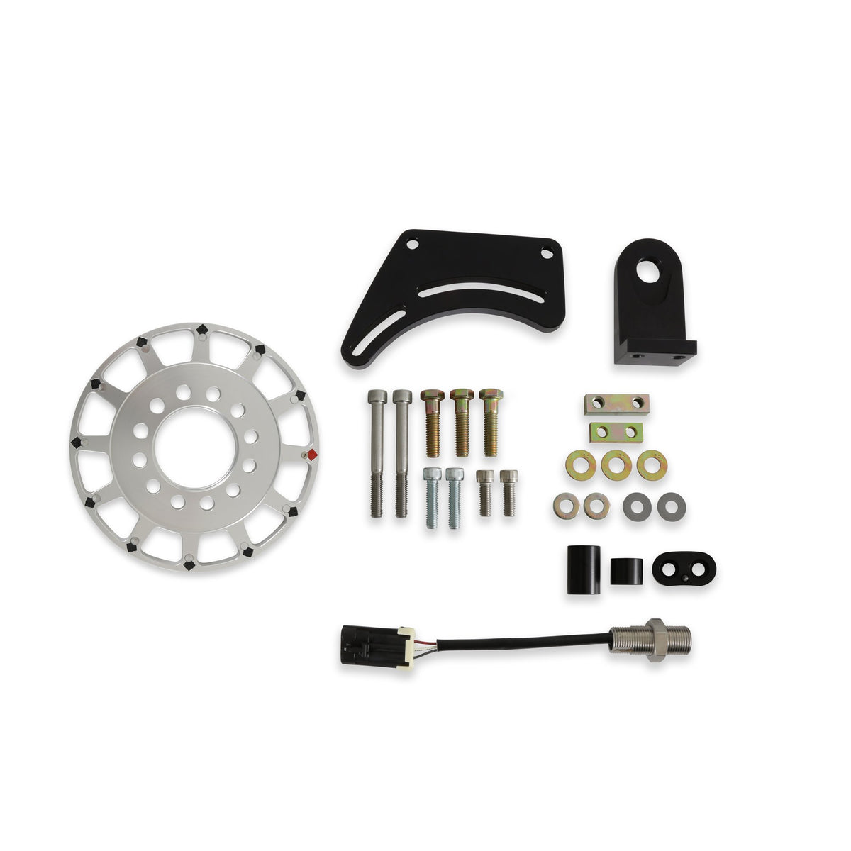 Holley EFI 7-Inch 12-1X Crank Trigger Kit, Coyote, Hall Effect - 556-173