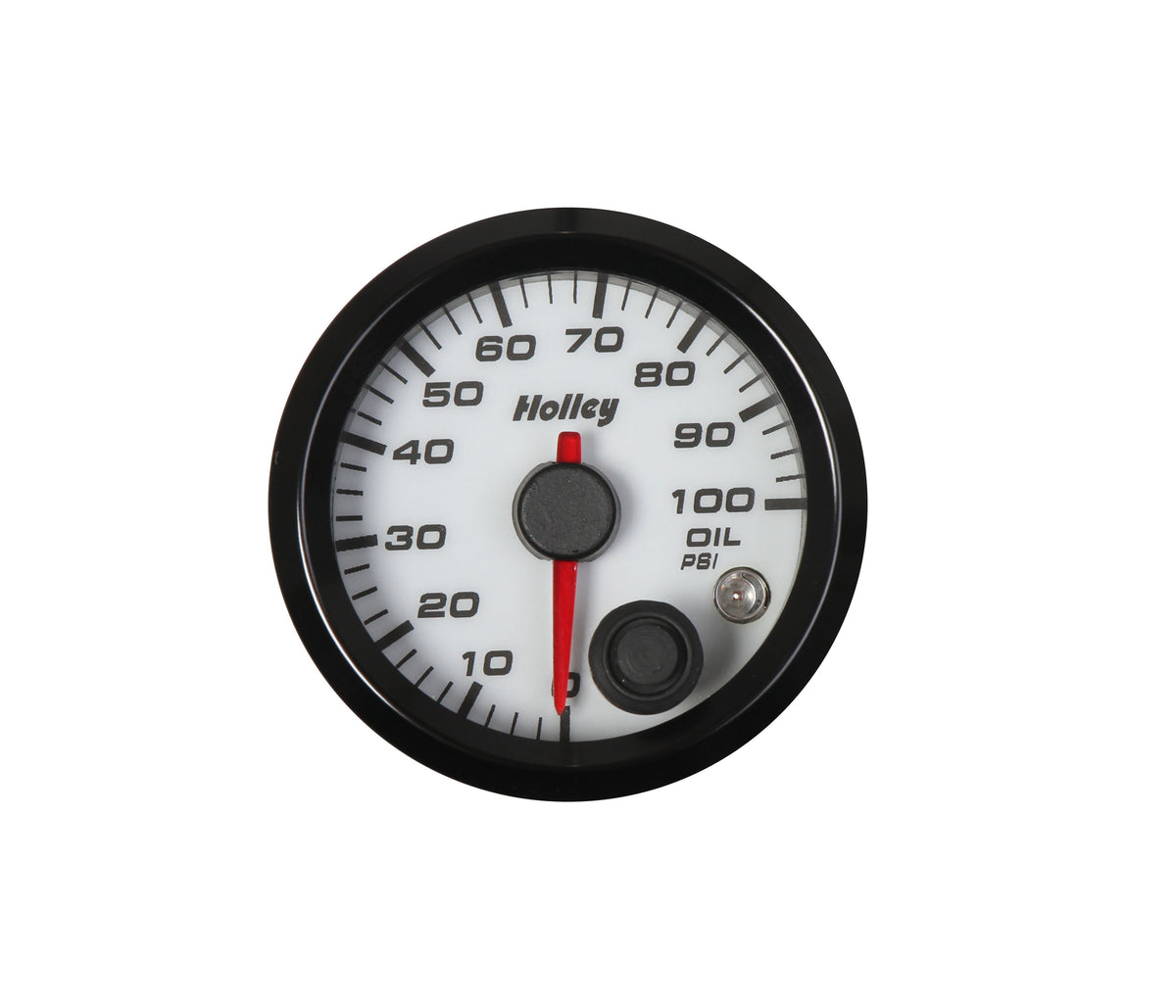 Holley Analog Style Oil Pressure Gauge - 26-601W