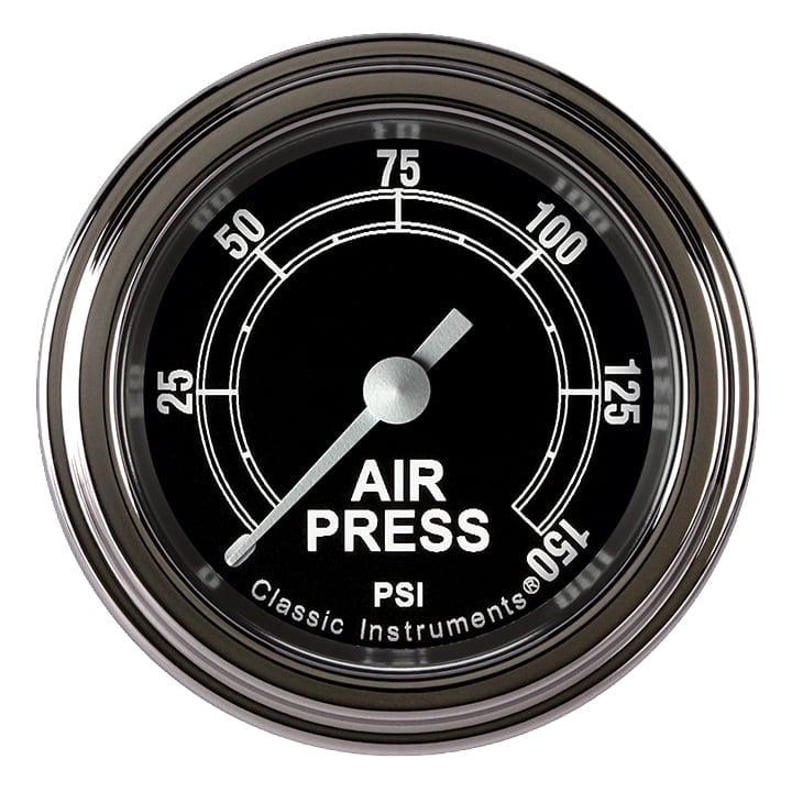 Classic Instruments Traditional 2-1/8" Air Pressure Gauge - TR118SLF