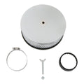 Mr. Gasket Air Cleaner - 6-1/2 Inch x 2 Inch - Chrome - 1491