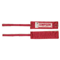 Simpson Arm Restraints-Red - 36000R