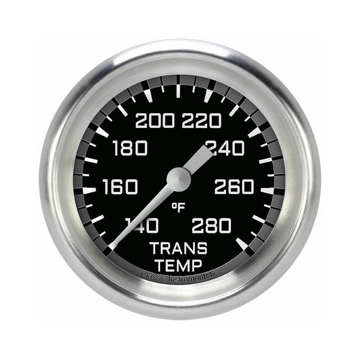 Classic Instruments Autocross Gray 2-5/8" Transmission Temperature Gauge - AX327GAPF