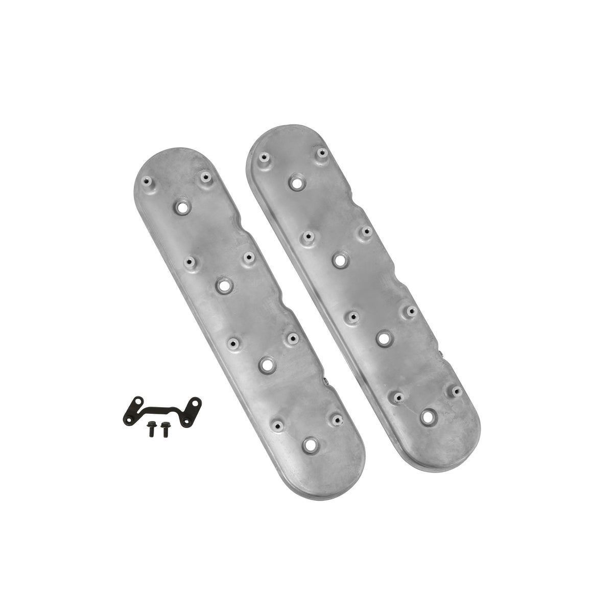 Holley Standard Height LS Valve Covers for Dry Sump Applications - Natural Cast - 241-92
