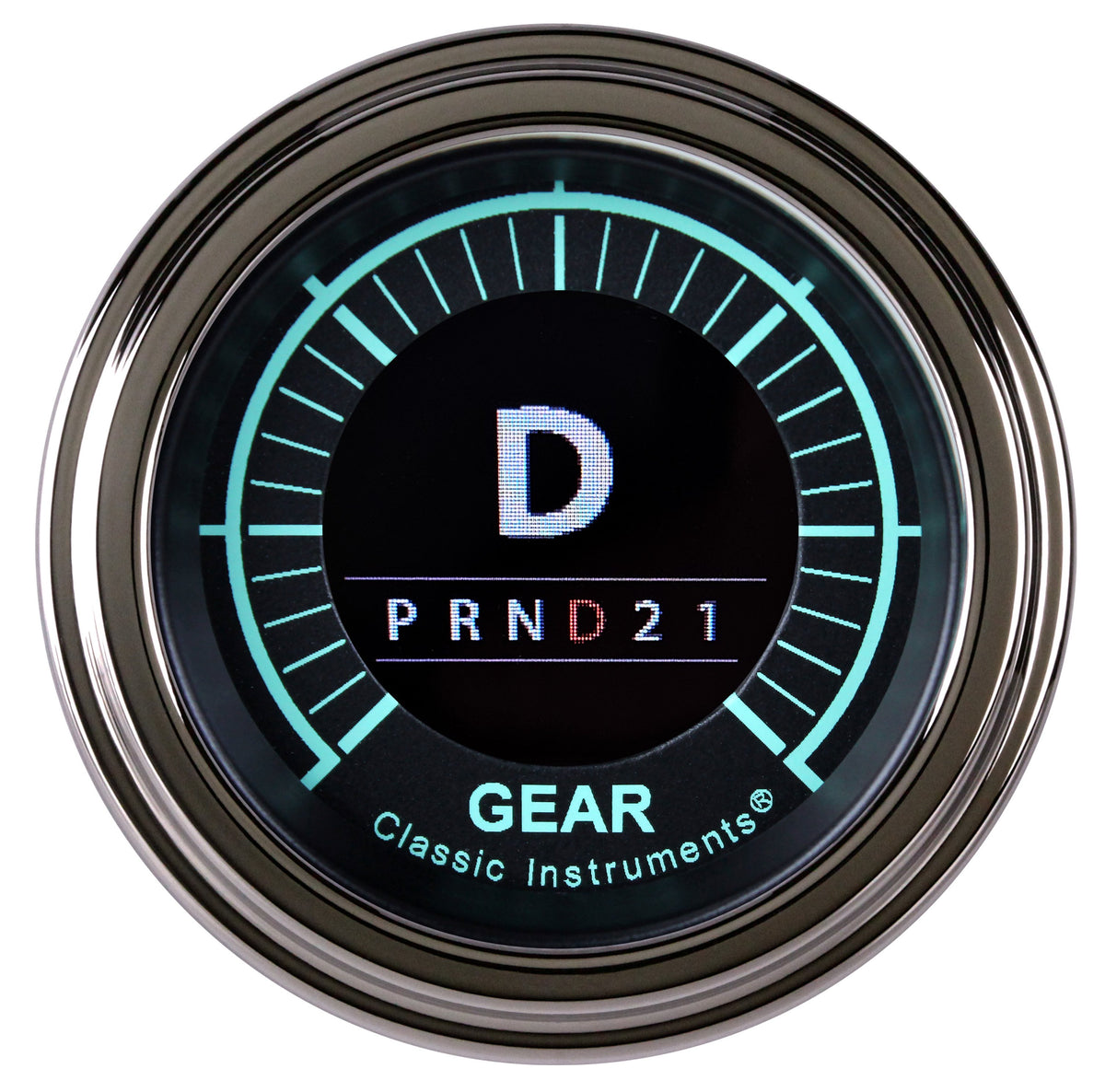 Classic Instruments G/Stock 2-1/8" Digital Oled Gear Indicator - GS06DSLF