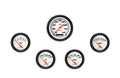 Classic Instruments Velocity White 2-5/8" Short Sweep Five Gauge Set - VS200WBPF