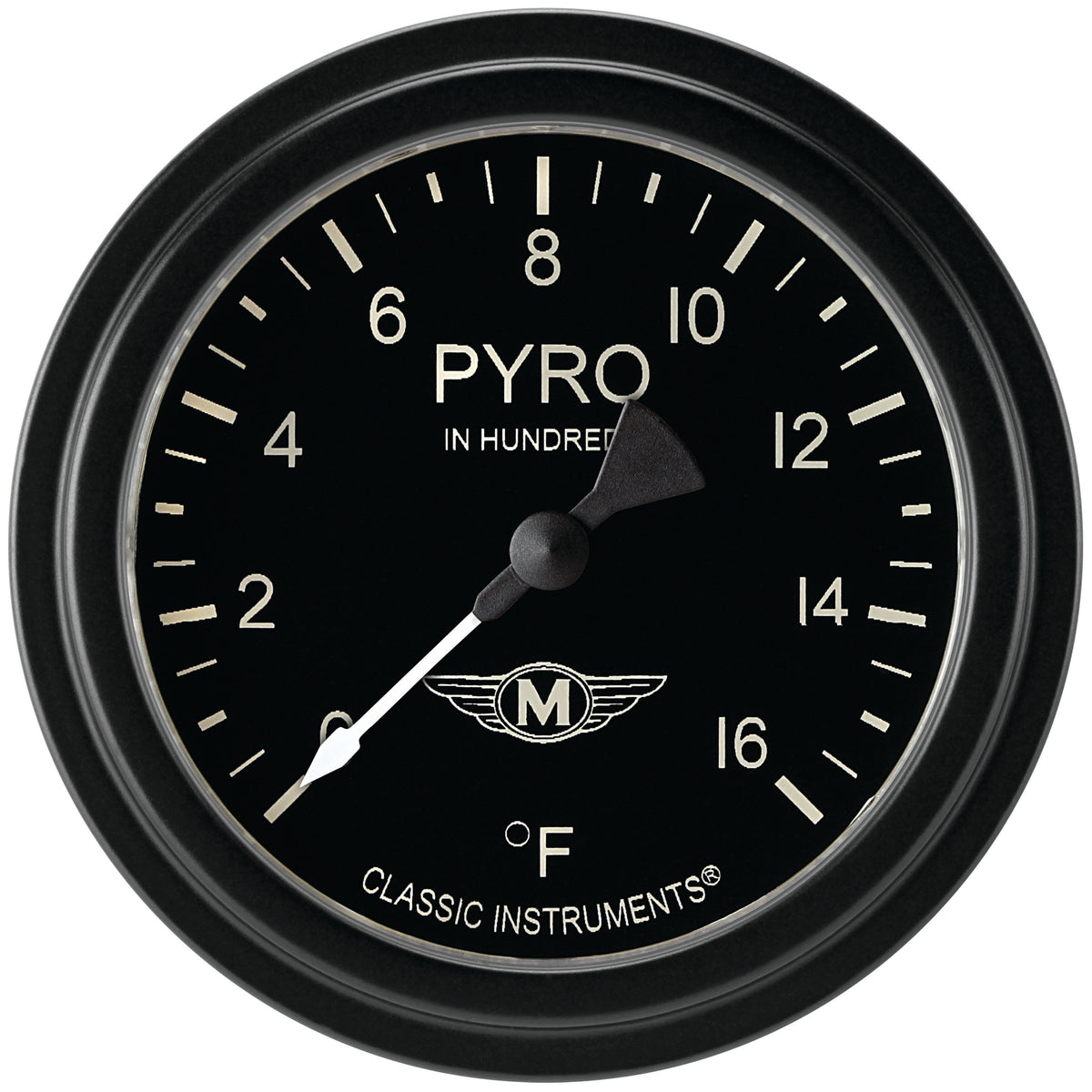 Classic Instruments Moal Bomber 2-5/8" Exhaust Gas Tempature Gauge - MA398BLF