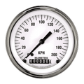 Classic Instruments White Hot 3" Speedometer Gauge (200 KPH) - WH59SLC