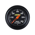 Classic Instruments Racepak 2-1/8" CHT R Black - 250-CI-197RBB