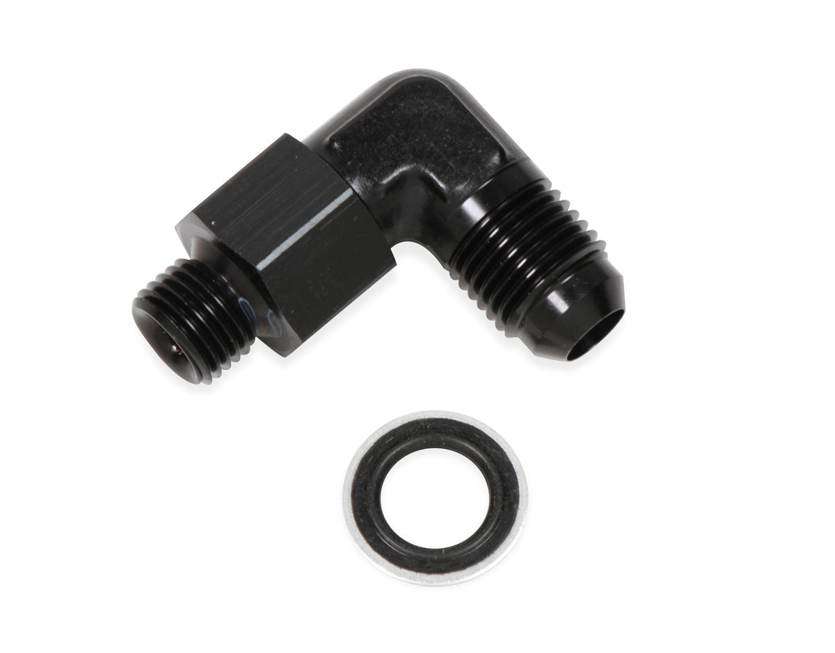 Earl’s 90 Degree -6 AN Male to 12mm x 1.25 Swivel - AT949091ERL