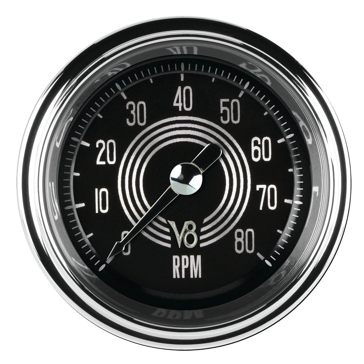 Classic Instruments V8 Speedster 2-1/8" Tachometer Gauge - V8SR183SHC