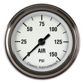 Classic Instruments White Hot 2-1/8" Air Pressure Gauge - WH118SLF