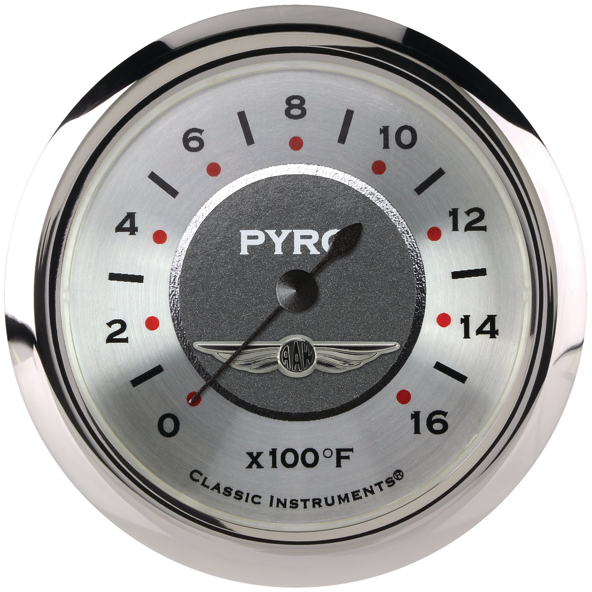 Classic Instruments All American 2-5/8" Exhaust Gas Tempature Gauge - AW398SRC