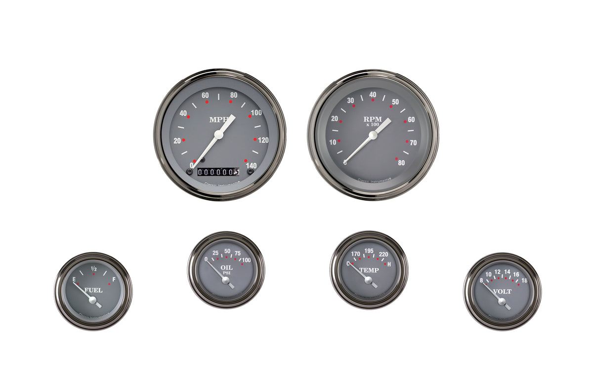 Classic Instruments SG Series Six Gauge Set - GM - SG01SLC