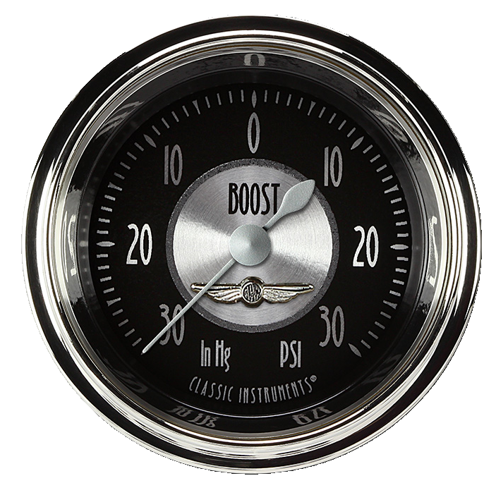 Classic Instruments All American Tradition 2-1/8" Boost/Vac Gauge - AT141SHC