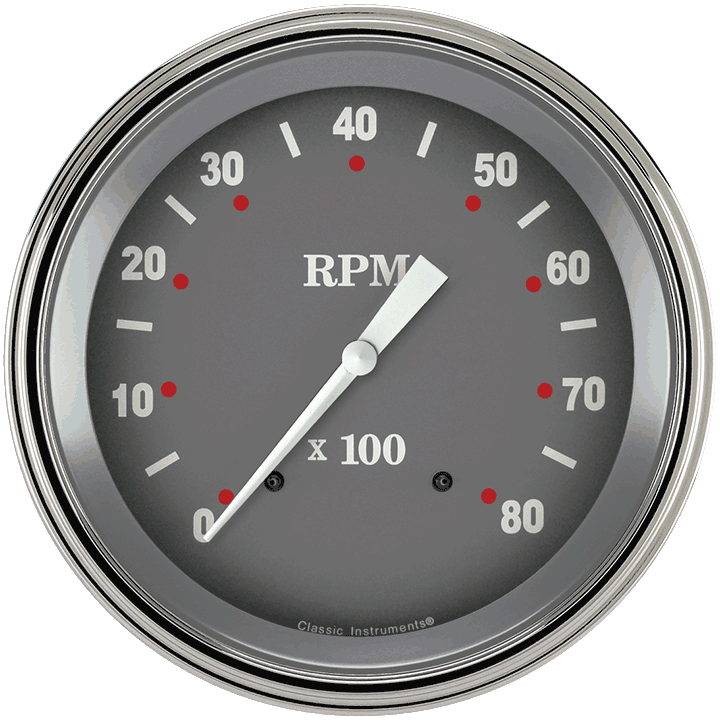 Classic Instruments SG Series 5" Tachometer Gauge (8000 RPM) - SG71SLC