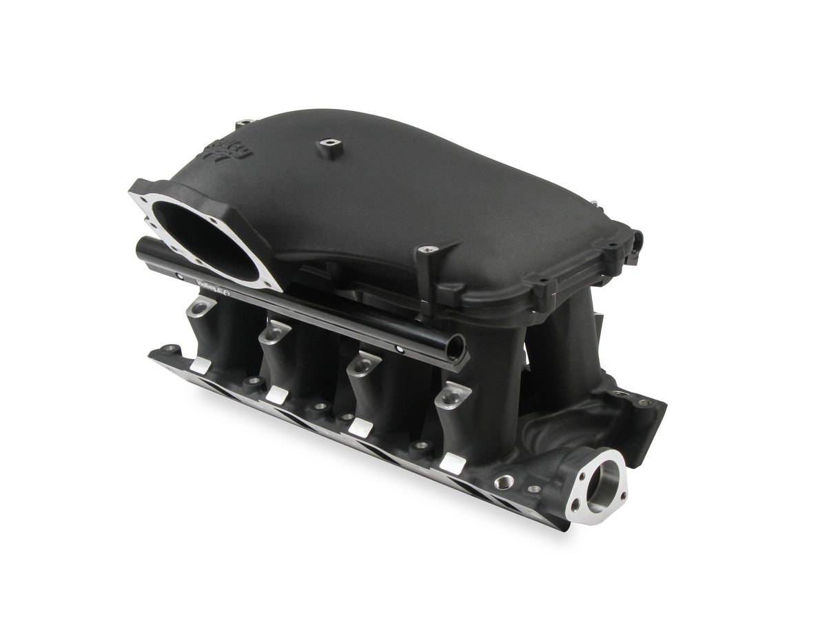 Holley EFI 8.2" SBF Ford Hi-Ram EFI Manifold with Side Mount Top-Black - 300-308BK