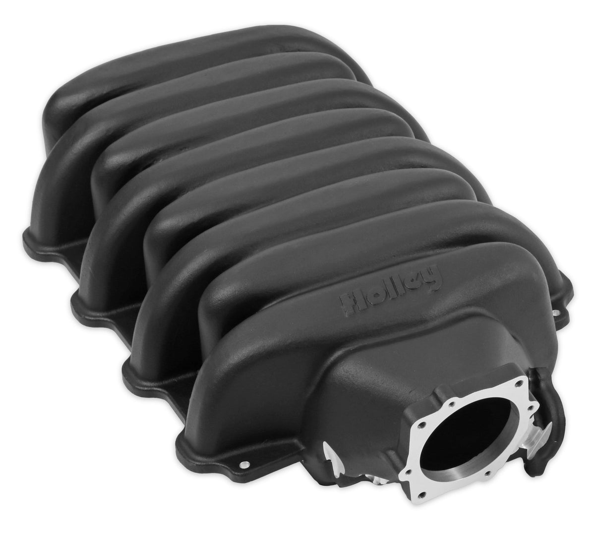 Holley Low-Profile Intake Manifold - Godzilla - Black Powdercoat - 300-900BK