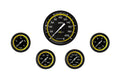 Classic Instruments AutoCross Yellow Five Gauge Set - AX354YBLF