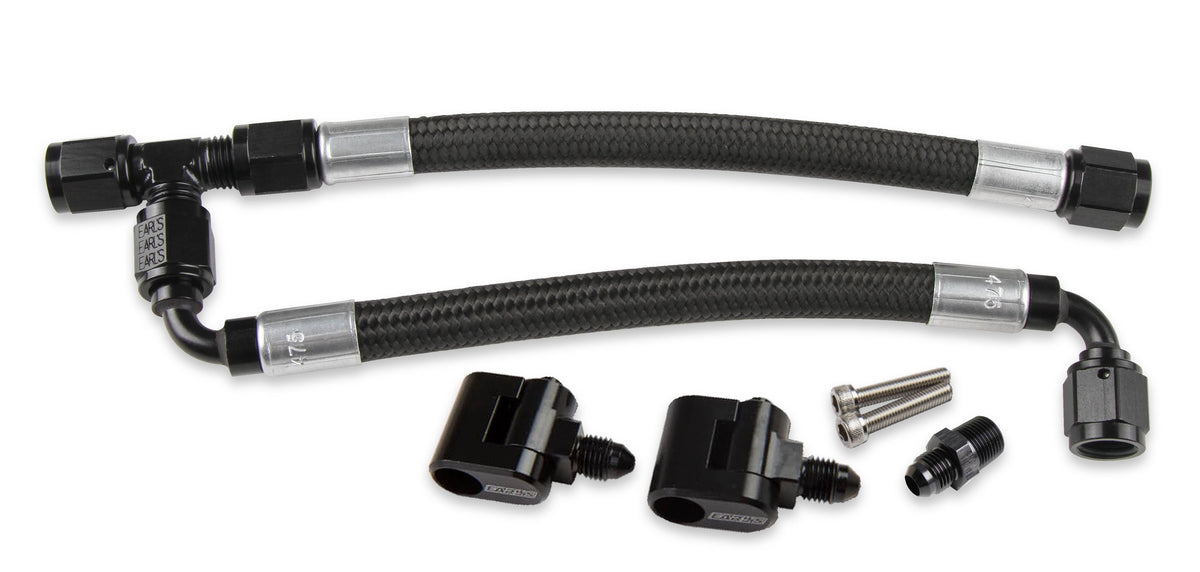 Holley LS Steam Tube Kit w/ Black Pro-Lite 350 Hose - 26-553