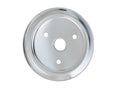 Mr. Gasket Crankshaft Pulley - Chrome - Single Groove - 4972