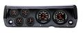 Classic Instruments 1970-76 Duster Velocity Black Full Sweep Six Gauge Set Mopar - CDDU70VSB101CF