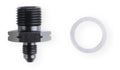 Earl’s GM LS Oil Pressure Gauge Adapter Fittings - Black - AT9919BFJERL