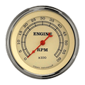 Classic Instruments Vintage 3-3/8" Tachometer Gauge - VT60SLF