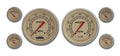 Classic Instruments Vintage 5" Speedo/Tach With 2-1/8" Fuel/Temp/Volt/Oil GM - VT51SLC