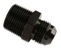 Mr. Gasket Straight -6 AN To 3/8 Inch NPT Adapter - Black - 481666-BL