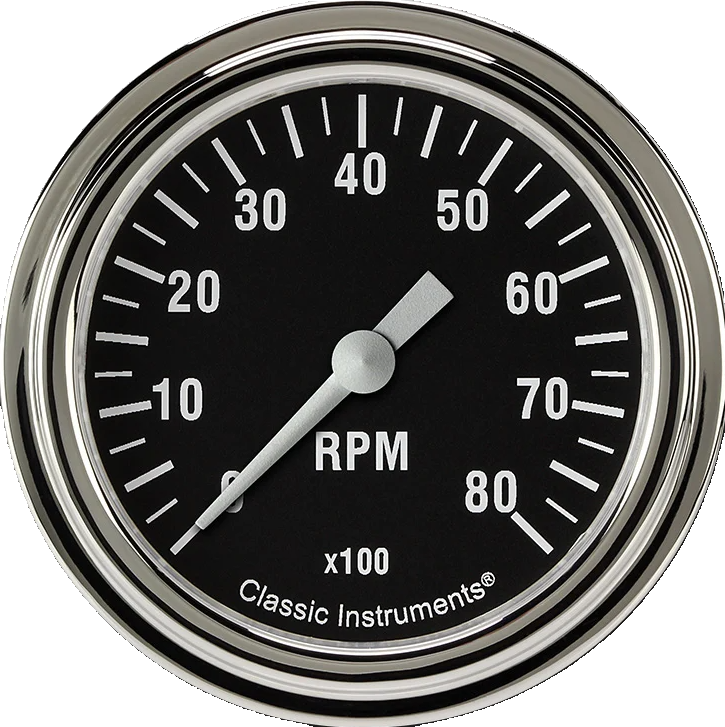 Classic Instruments Hot Rod 2-5/8" Tachometer Gauge - HR383SLF