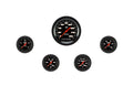 Classic Instruments Velocity Black Five Gauge Set - VS100BBLF
