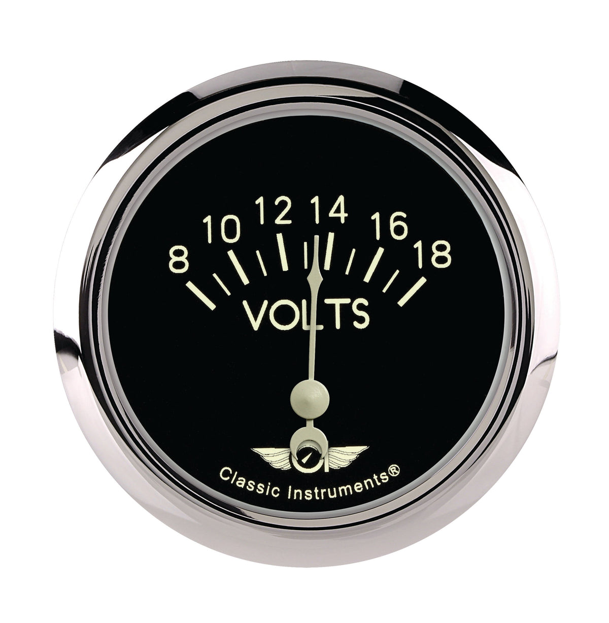 Classic Instruments Classic Series 2-5/8" Volt Gauge - CL230SRC