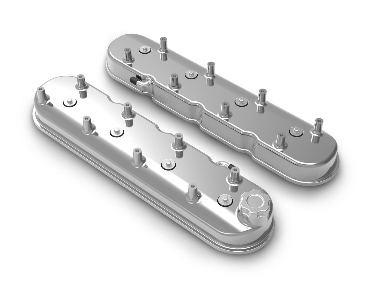 Holley Tall LS Valve Covers - Polished - 241-111
