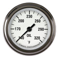 Classic Instruments White Hot 2-1/8" Oil Temperature Gauge - WH128SLF