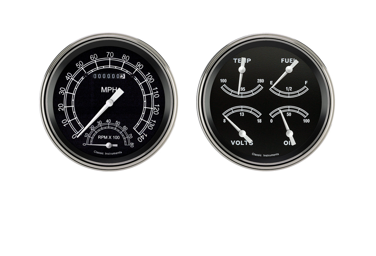 Classic Instruments Traditional Series Two Gauge Set - TR62SLF