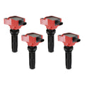 MSD COIL, RED, FORD ECO-BOOST 2.0L L4, SET OF 4 - 825964
