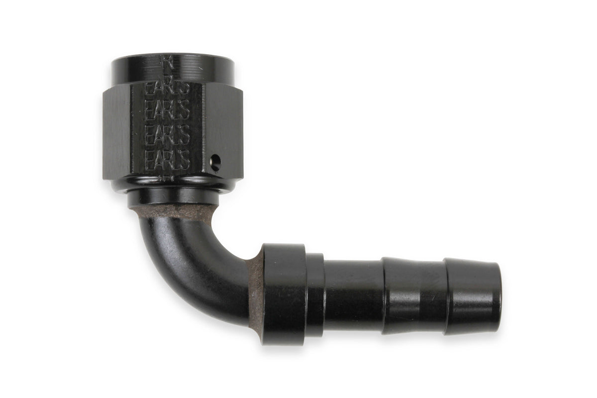 Earl’s Super Stock™ 90 Degree -6 Female to 3/8" Barb - AT709167ERL
