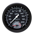 Classic Instruments AutoCross Gray 3-3/8" Ultimate Speedometer Gauge - AX20GBPF