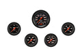 Classic Instruments Velocity Black Five Gauge Set - VS335BBLF