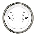 Classic Instruments White Hot 3-3/8" Dual - WH72SLF