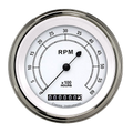 Classic Instruments Classic White 3-3/8" Tachometer Gauge - CW60HSLF