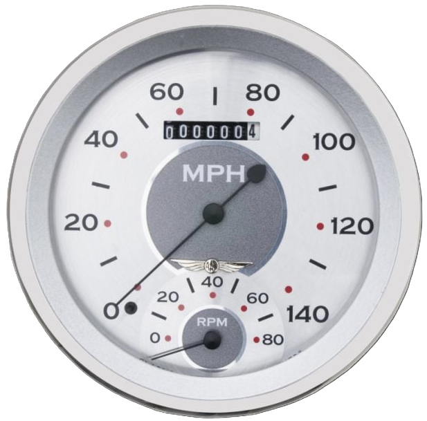 Classic Instruments All American 5" Speedtachular Speedometer Gauge - AW50SLC