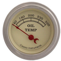 Classic Instruments Vintage 2-1/8" Oil Temperature Gauge - VT28SLC