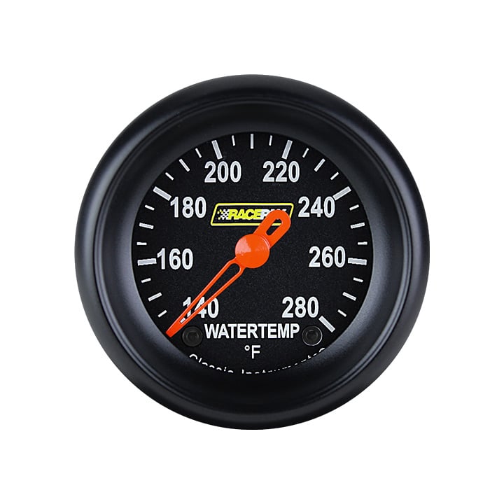 Classic Instruments Racepak 2-1/8" Standard Temp Black - 250-CI-126BB