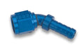 Earl’s Auto-Crimp Hose End - 45 Degree - Size -10 - Blue - 704610ERL