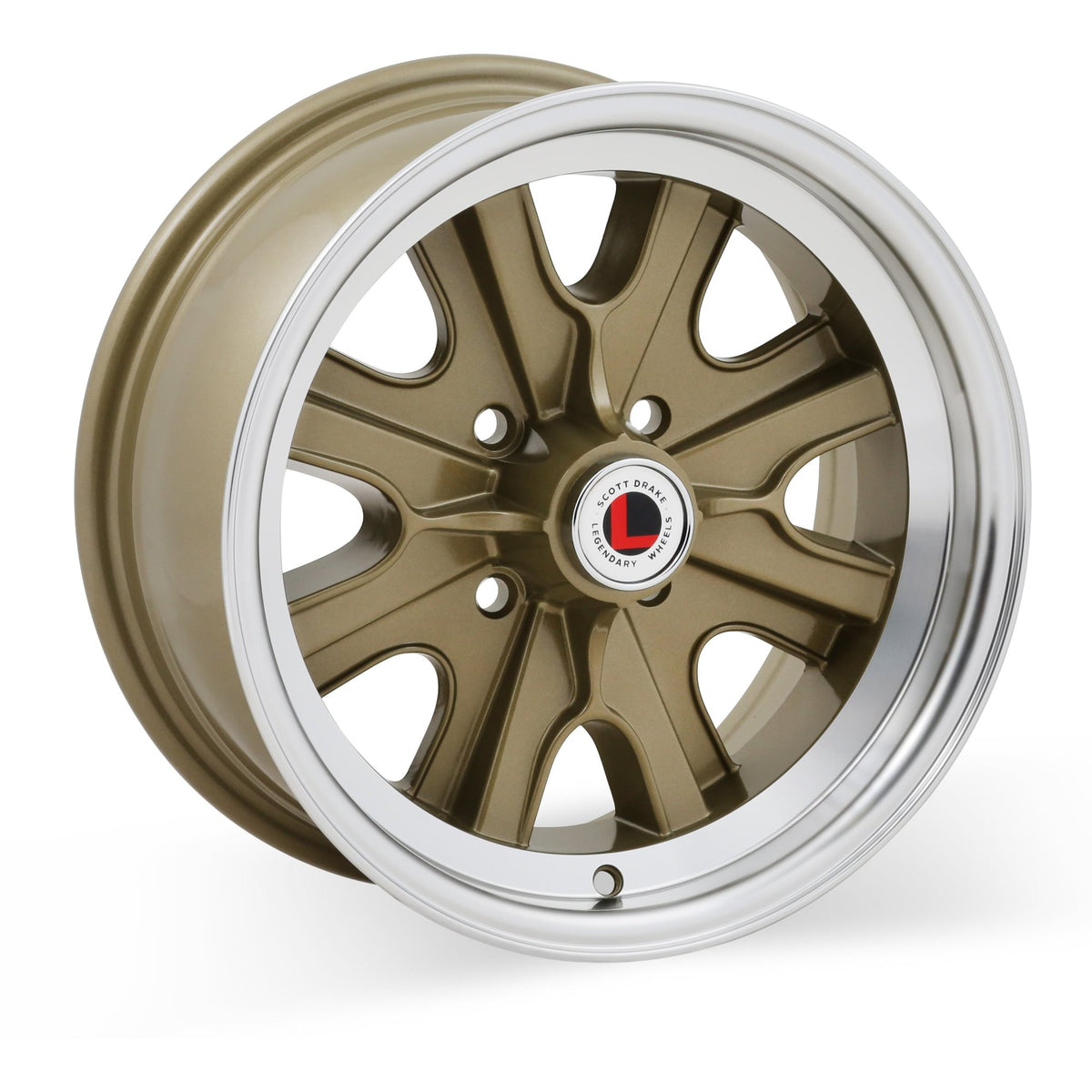 Legendary Wheel HB44 - 15x7 - 4x4.5 - 4.25 BS - Gold Haze - LW90-50744F