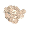 Holley LS High-Mount A/C Accessory Drive Bracket - Passenger's Side A/C Bracket
- works with R4 compressor - 20-133BK